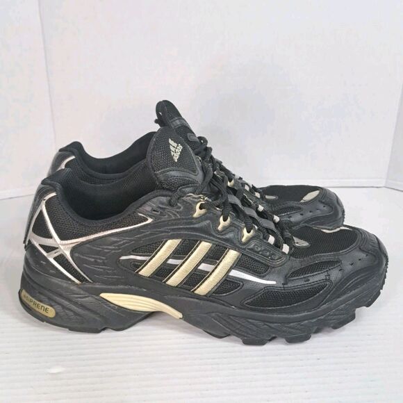 Adidas Mens Running Shoes Size 13 Black Silver Adiprene Cushion Athletic Sneaker main image 7
